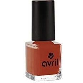 Esmalte de uñas Avril Rouge Brique 7ml, libre de 8 ingredientes tóxicos