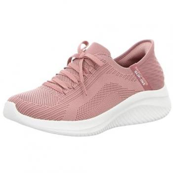 Zapatillas de Deporte Skechers Ultra Flex 3.0 Slip-Ins para Mujer, color Mauve Knit con detalles en rosa, talla 39.5 EU