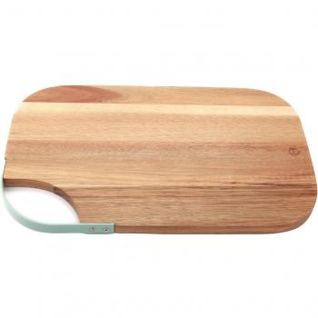 MasterChef Tabla de Cortar de Madera con Mango de Hierro