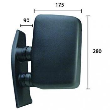 Alkar 6101982 Espejos Exteriores para Automóviles