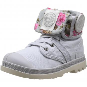 Palladium Baggy Twl K - Botas de canvas para niña gris Gris