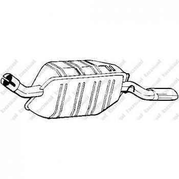 Silenciador trasero BOSAL 185227