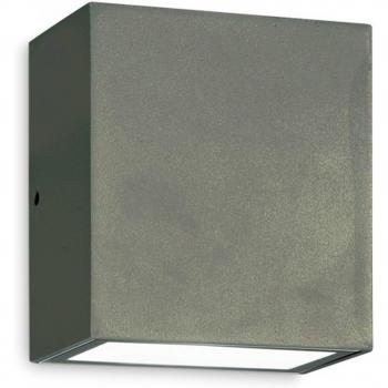 Aplique Argo Metal Antracita LED para exterior 1 bombilla 9cm IP65 3000K
