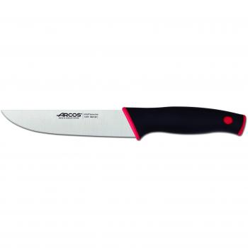Arcos Serie Dúo, Cuchillo de Cocina, Hoja de 150 mm, Mango Color Negro Rojo