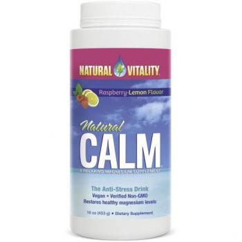 Natural Vitality Raspberry Lemon Magnesium Supplement 453g