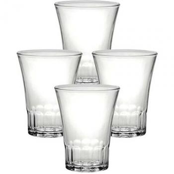 Set de 4 vasos de vidrio Duralex Amalfi - Presentación Elegante y Duradera