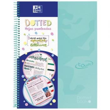Cuaderno espiral A4+ 80h 90g Dots Ice Mint Europeanbook 0 Dots