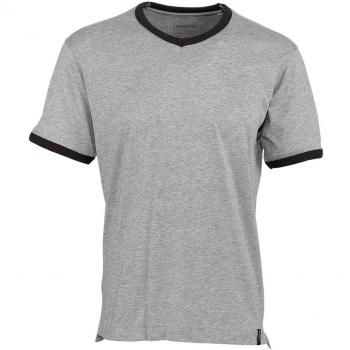 Camiseta de Manga Corta Crossover Algodón Gris Jaspeado - Modelo 50415