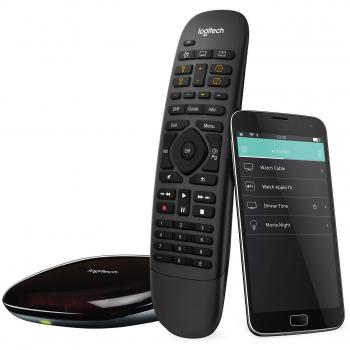 Logitech Harmony Companion Control Remoto a Distancia para SKY, Apple TV, fireTV, Alexa, Roku, Netflix, Sonos and Smart Home, Fácil Configuración LG/Samsung/Sony/Hisense/Xbox/PS4 , Negro