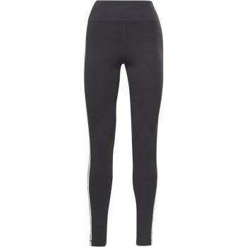 Mallas Deportivas de Mujer Reebok Piping Cotton W Negro