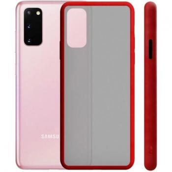 Funda KSIX Duo Soft Rojo para Samsung Galaxy S20