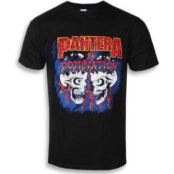 Pantera Domination Black T-Shirt - XXL - 100% Cotton Jersey
