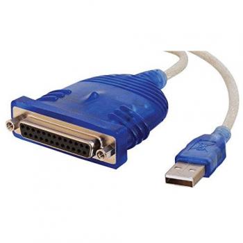 C2G USB 1284 DB25 Parallel Printer Adapter - Adaptador para Cable
