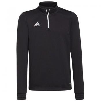 Sudadera de fútbol Adidas Entrada 22 Training para niños, diseñada para entrenamiento, fabricada con materiales transpirables y tecnología que absorbe la humedad, incluye un ajuste cómodo y estilo deportivo