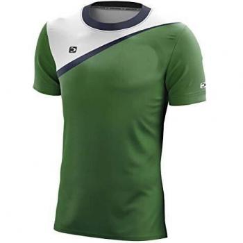 John Smith ACIS Camisetas, Hombre, Verde/Blanco, 2XL