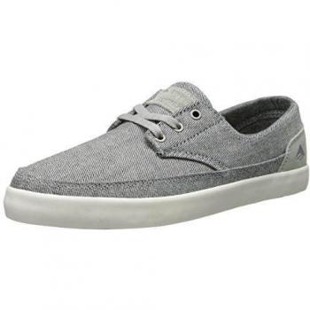 Emerica The Troubadour Low - Zapatillas de skateboarding para hombre, color grey/white 370, talla 44