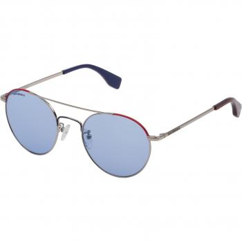Gafas de Sol Converse Sco057q520523, Marco: Silver, Lente: Azul, Talla: 52/21/140, Unisex Adulto