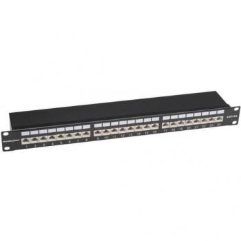 Platinum Tools 24-Port Cat6A Shielded Patch Panel