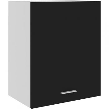 Armario de cocina colgante negro 50x31x60 cm