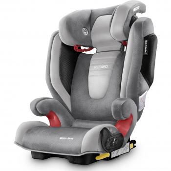 RECARO Monza Nova 2 Seatfix - Silla de coche, grupo 2/3, color gris