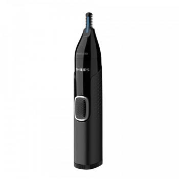 Philips Recortador de Nariz, Orejas y Cejas de Precisión NT3650/16 con sistema de corte dual, tecnología ProtectTube para mayor seguridad, cuchillas autoafilables, diseño ergonómico y resistente al agua