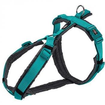 TRIXIE Arnés Trekking New Premium Azul Océano-Grafito para Perros