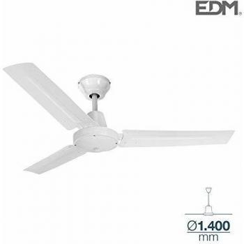 EDM 33981 Ventilador de Techo Modelo Industrial 60W, Blanco, 140 cm