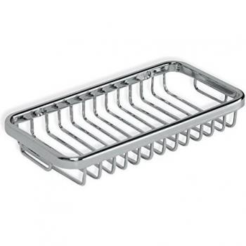 Tatay Cestillo Rectangular Krom, pequeño Formato, diseño Funcional, Fabricado en latón Cromado y Acero INOX.