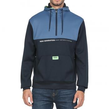 Sudadera con Capucha John Smith Siena para Hombre en Azul Marino