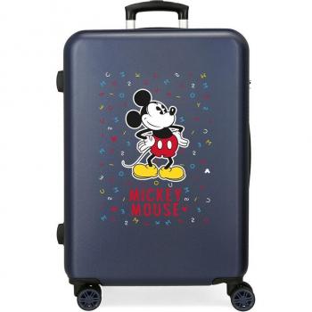 Maleta Mediana Rígida ABS Disney Mickey Have A Good Day Azul 56L