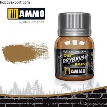 Pincel seco LADRILLO CLARO (LIGHT BRICK) (40ml) Ammo-0626