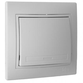 Interruptor bipolar 10AX 250V blanco Solera ERP22U