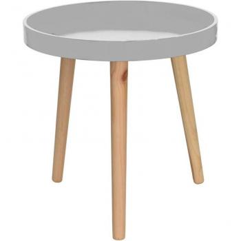 Mesa auxiliar de teca 40 cm H&S Collection