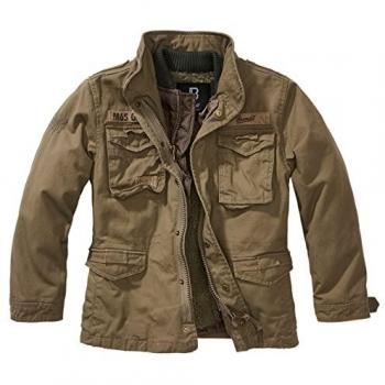 Chaqueta Brandit M65 Giant para niños - Tallas 122/128 a 170/176 - Color oliva