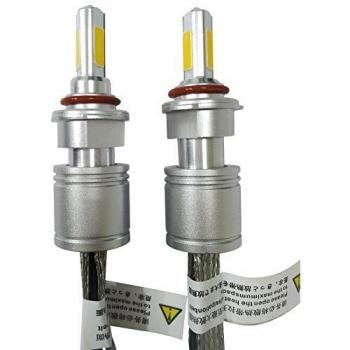 Huaming 6000K 5000LM 9-32V 2 piezas de todos en un coche LED de los faros de reemplazo 40W bombillas de conversión de conducción de faros antiniebla Kit IP 68 Protección impermeable 9006 HB4
