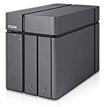 Qsan XCubeNAS XN3002T - Cabina de Almacenamiento, Color Negro