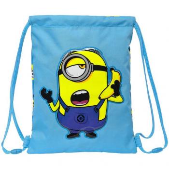Saco Plano Junior Minions Minionstatic Safta 34cm
