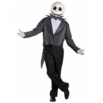 Disfraz Clásico de Jack Skellington para Adulto XL - Esqueleto de Pesadilla Antes de Navidad Disney