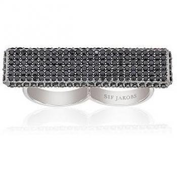Anillo de Mujer Sif Jakobs R10766-2-BK con diseño elegante y acabado en negro