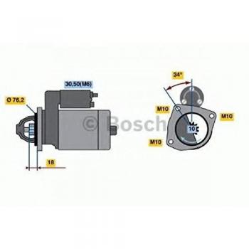 Motor de Arranque Bosch 986020900 - Tipo: Motor de arranque, Marca: Bosch, Número de pieza: 0 986 020 900