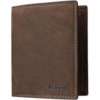 bugatti Primo Cartera para hombre negro 3605