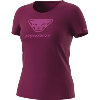 Camiseta de Manga Corta Dynafit Graphic Granate Fucsia Mujer - S