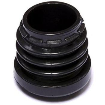 Brinox B75455N Contera Interior Redonda, Negro, Diámetro 25 mm, Set de 50 Piezas