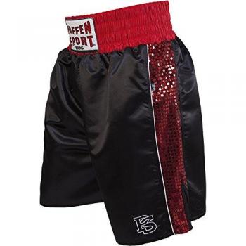 Paffen Sport Pro Glory profesional de boxer pantalones, todo el año, hombre, color blanco / rojo, tamaño XXL