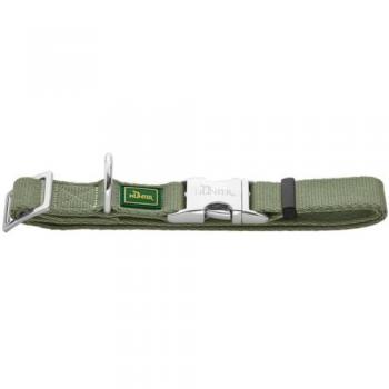 Collar para perro Hunter Inari Alu-Strong verde, talla XL (45-65 cm)