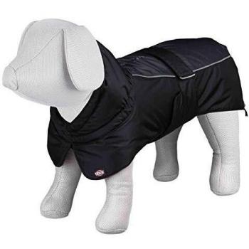TRIXIE Abrigo Prime, S, 40 cm, Negro-Gris, Perro