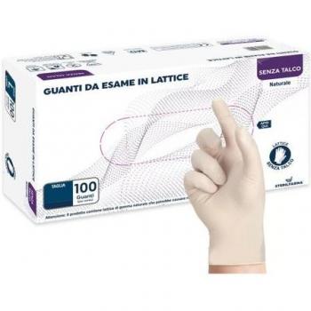GUANTE LATEX SIN TALCO L 100UNDS