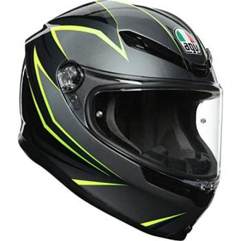 Casco AGV K6 Multi MPLK Flash gris / negro / Lima, ECE, unisex-adulto, talla XS