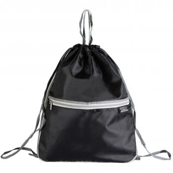 Beschoi - Mochila de Cuerdas Negra Nylon Impermeable y Resistente ,Mochila Ligera Portátil Plegable para Hombre y Mujer