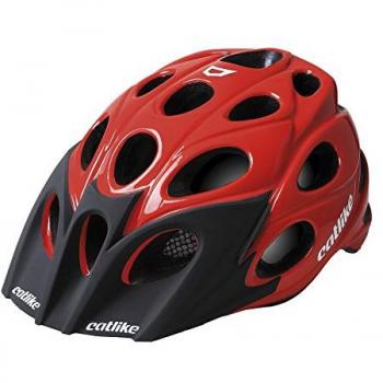 Catlike Leaf Casco de Ciclismo, Unisex Adulto, Rojo, L